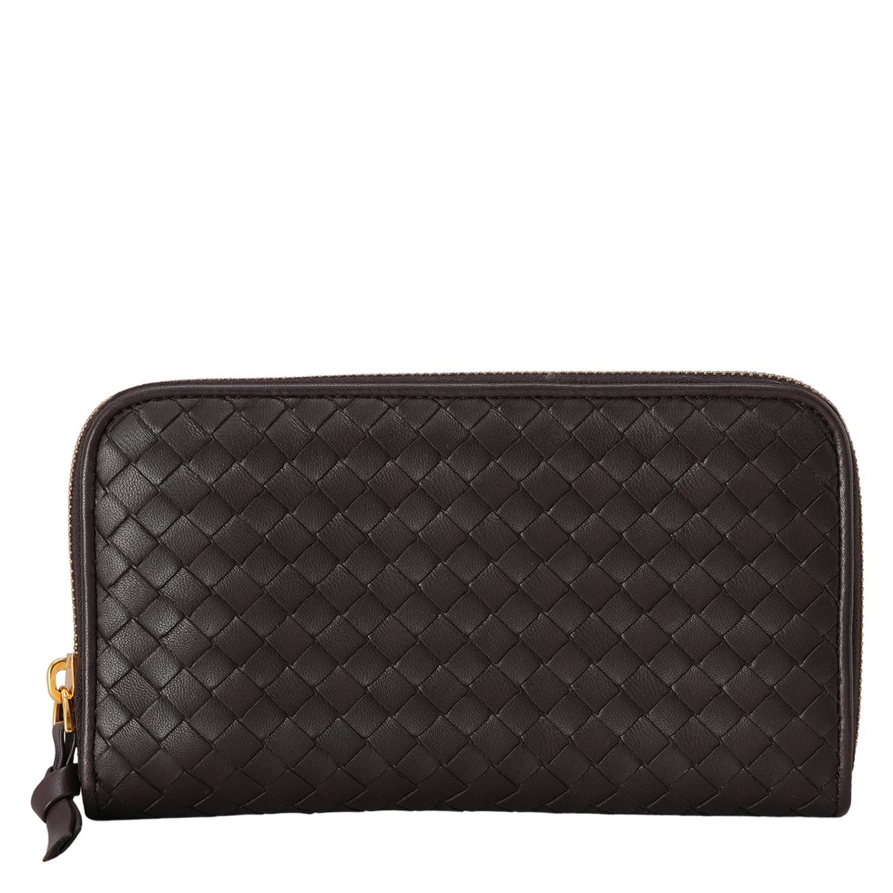 BOTTEGA VENETA(USED)보테가베네타 인트레치아토 지퍼 장지갑